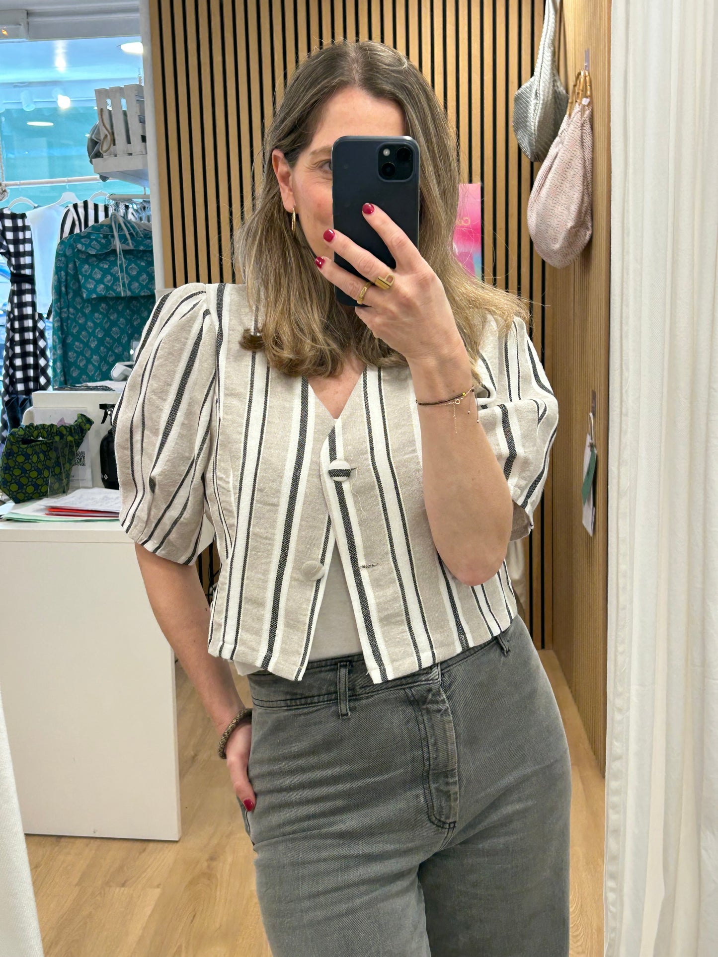 Camisa Lucía - Gris