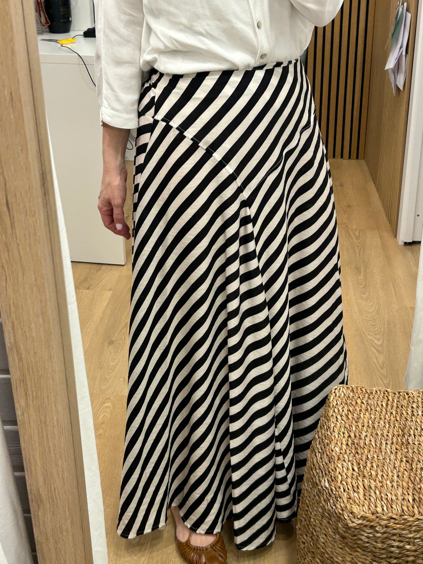Falda Denia - Blanco&Negro