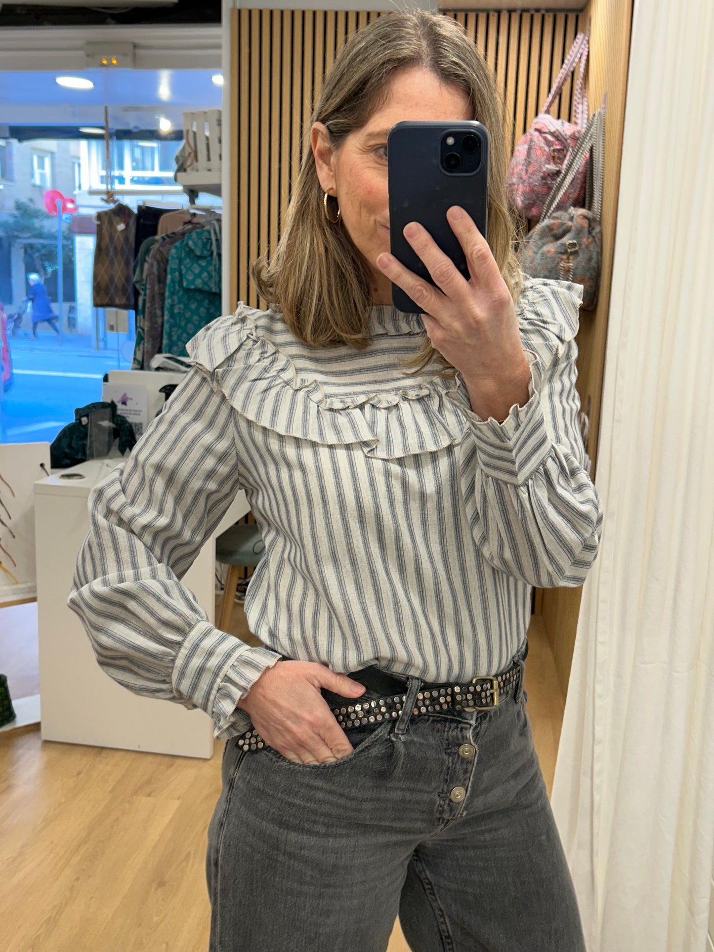 Camisa Belén - Azul