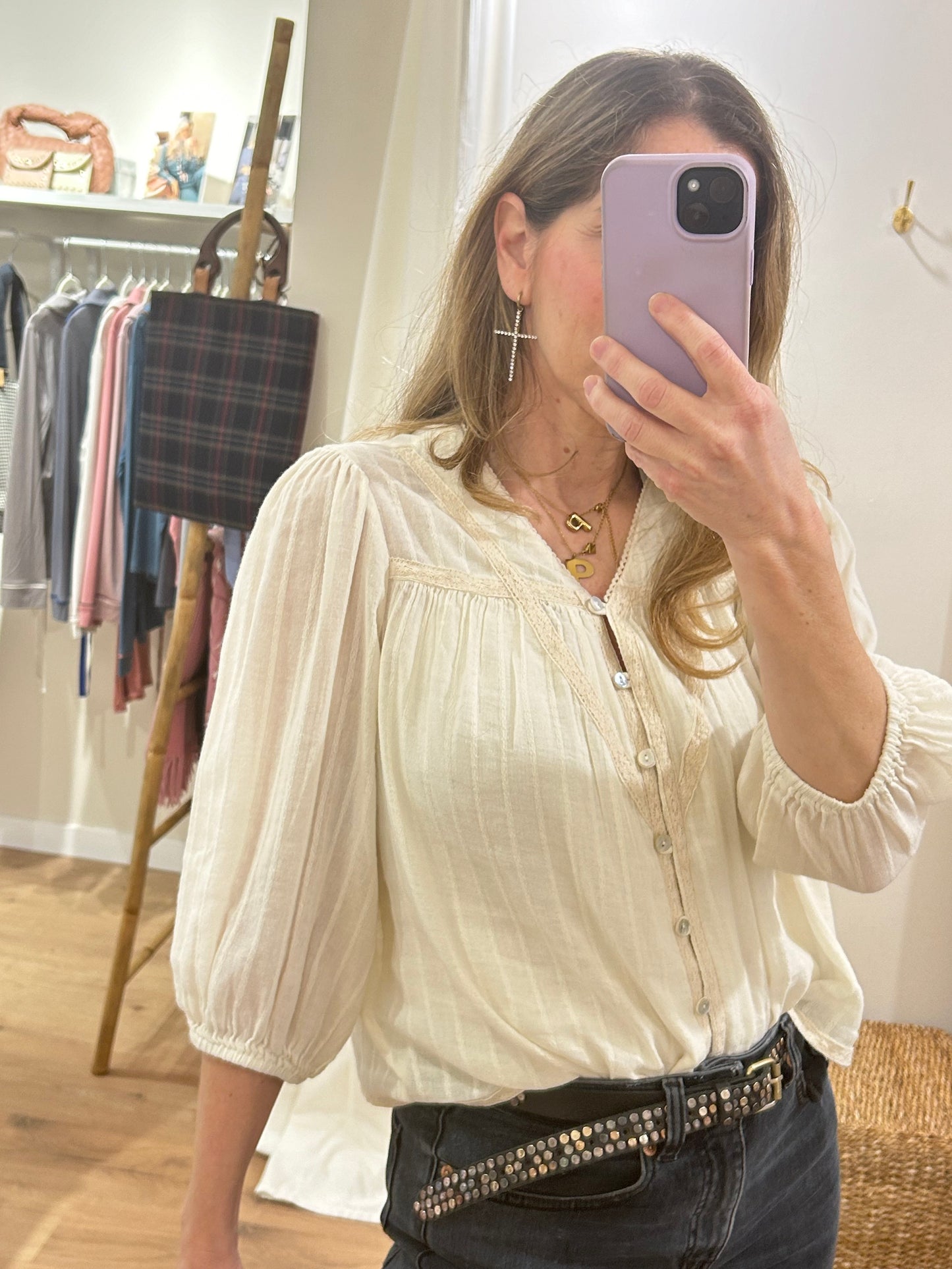 Blusa Inés - Beige