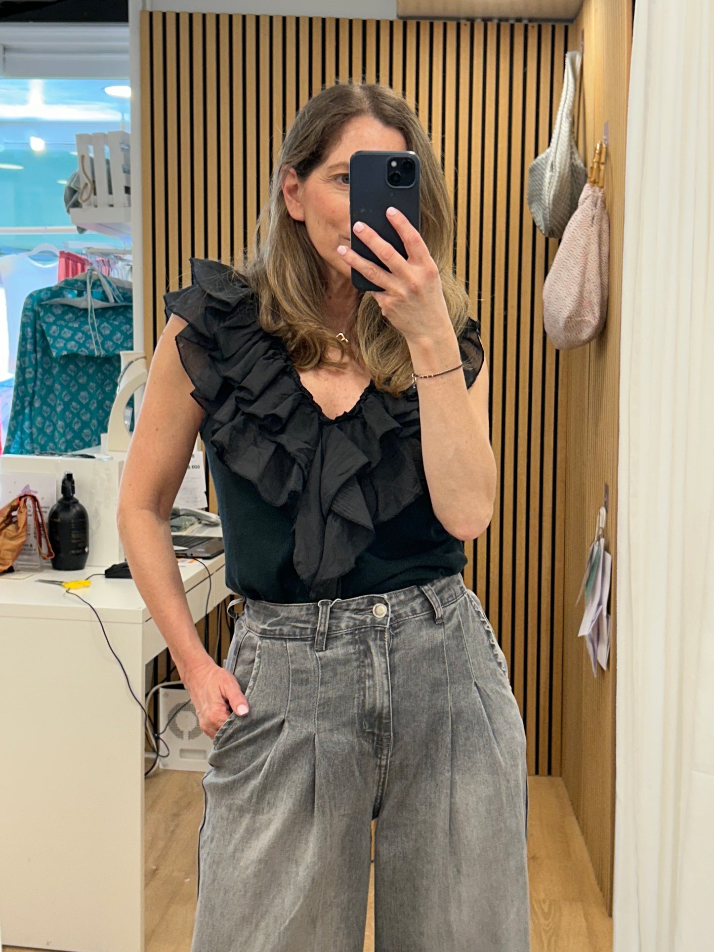 Top Berta - Negro