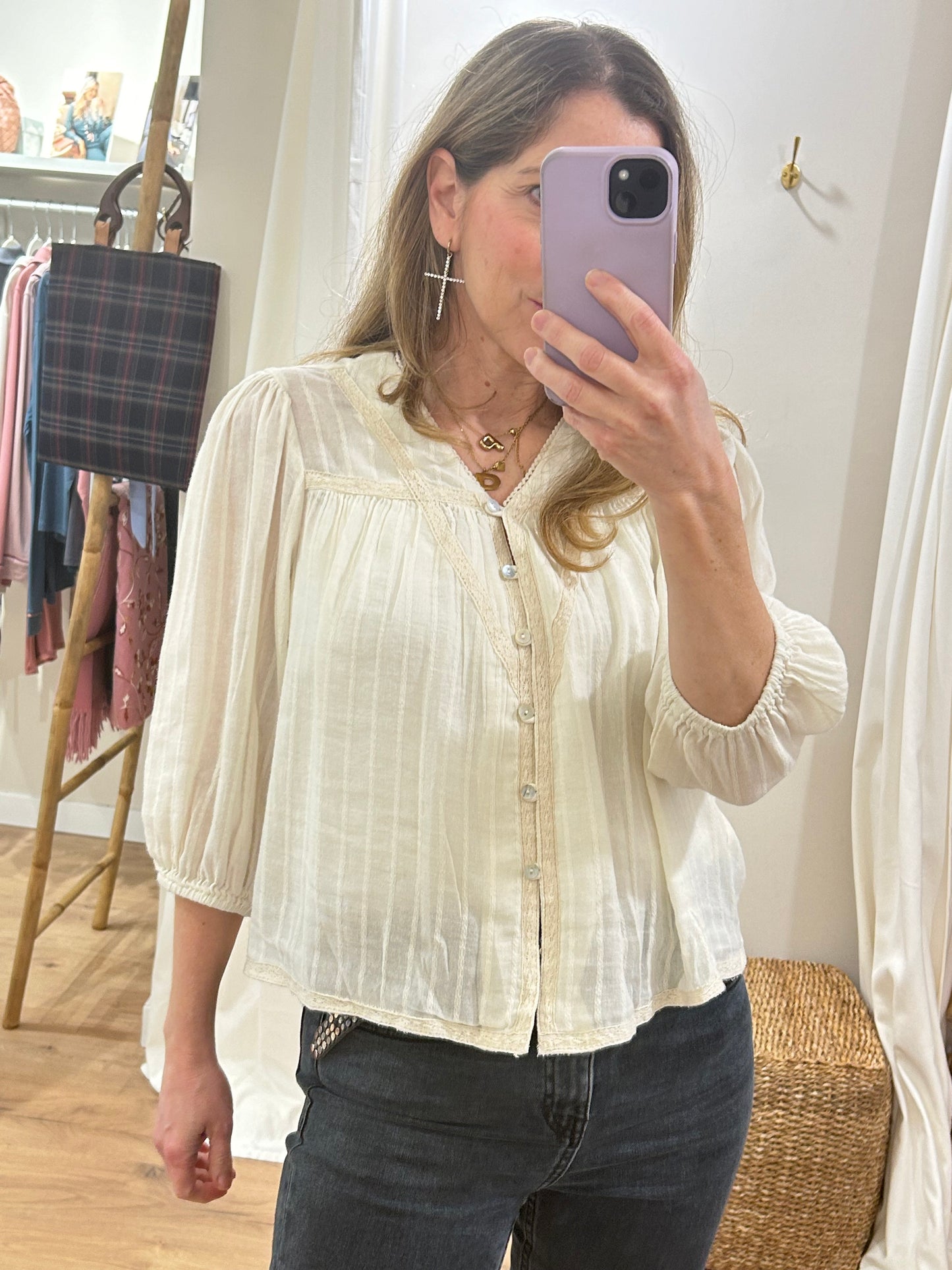 Blusa Inés - Beige