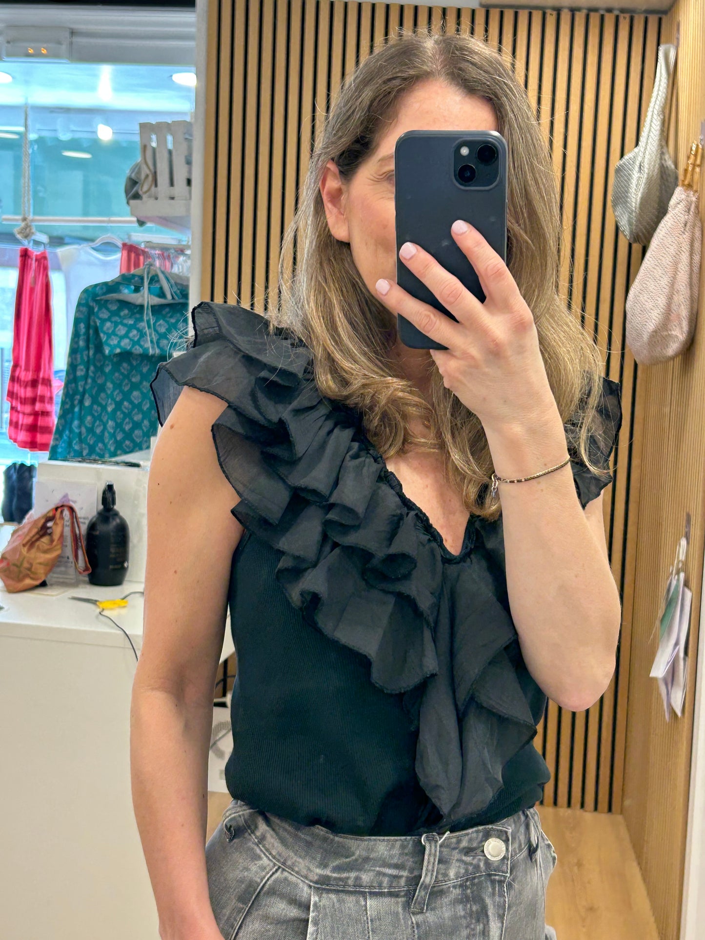 Top Berta - Negro