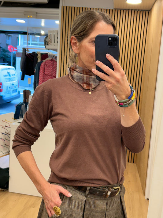 Bandana Tartán - Burdeos