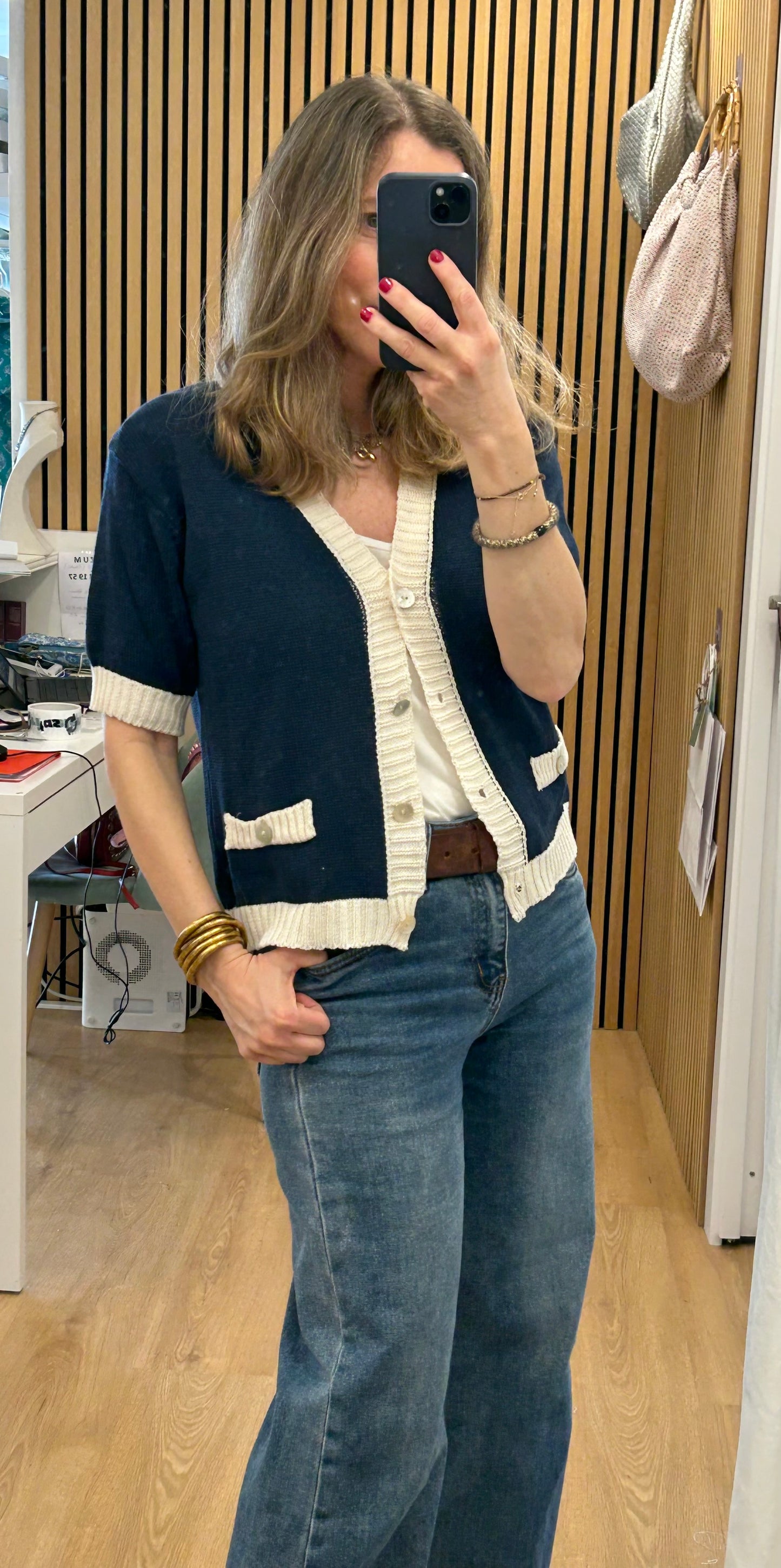 Cárdigan Marieta - Marino