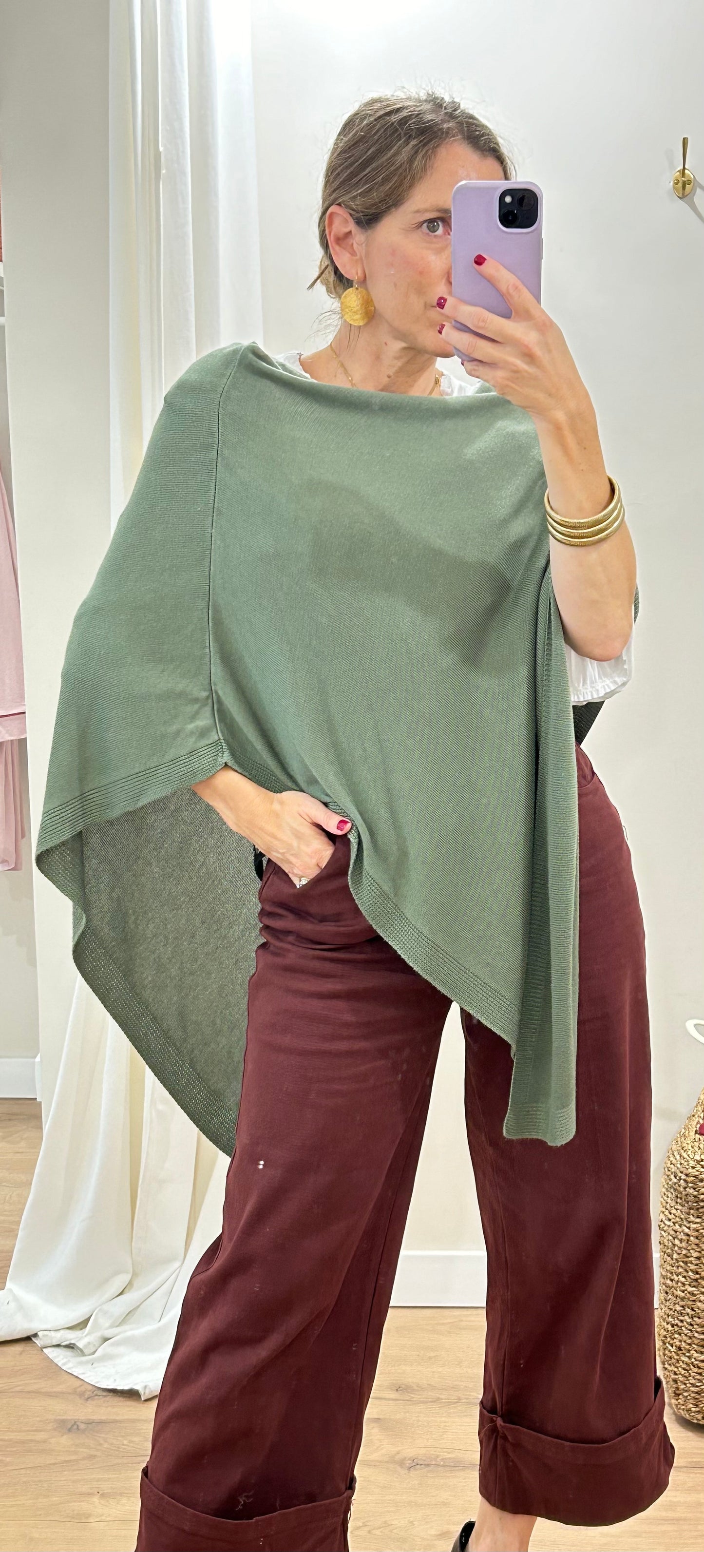 Poncho Liso - Varios Colores