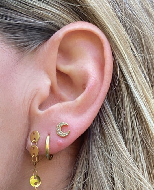 Pendientes Luna Brilli